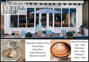 The Buntingford Coffee Shop A7 Ad